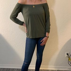 Hollister over the shoulder long sleeve